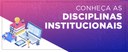 Banner Disciplinas Institucionais - 2019/1