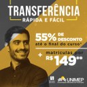 #VemSerUnimep: solicite sua Transferência e garanta 55% nas mensalidades